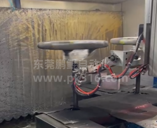 方向盘专用8轴喷漆机