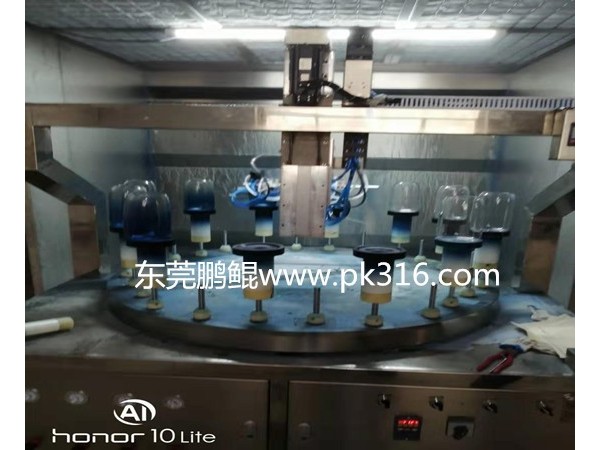 玻璃杯渐变色转盘喷漆机