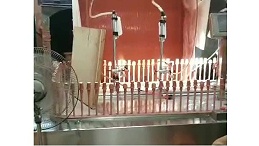 陶瓷杯类型三轴联动环形喷釉线