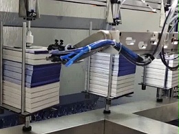 书本侧面顶压六轴喷漆设备