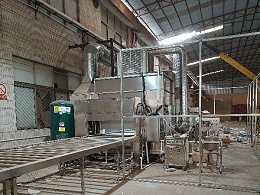 铝型材往复喷烤流水线