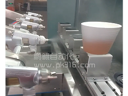 小型花盆类型6轴喷涂设备