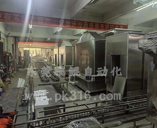 玻璃瓶链条式智能喷涂线