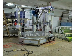 沙发脚顶吸圆盘喷漆设备