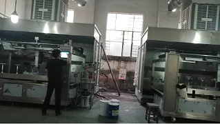 塑胶配件专用六轴喷漆设备