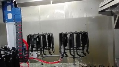 汽车配件6轴喷烤流水线