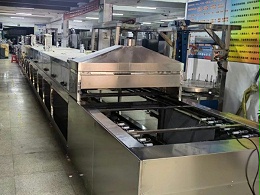 汽车弹簧静电喷胶植绒流水线