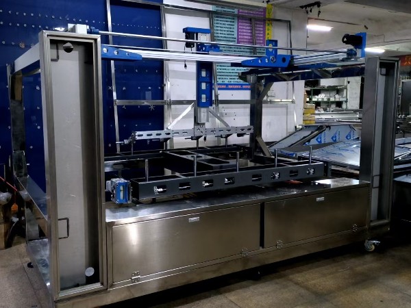 搪瓷炉架炉具六轴喷釉设备