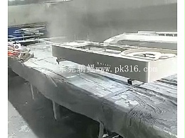 电子琴外壳喷烤流水线