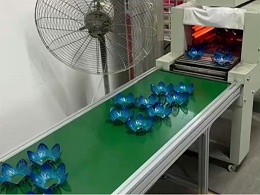 五金莲花灯罩喷漆设备