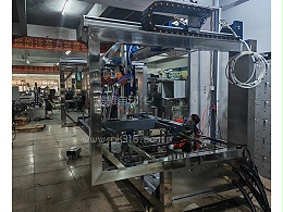 吉他防爆光栅8轴静电喷漆设备