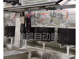 江门五金茶桶6-8轴喷釉设备