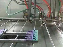 计算机外壳渐变色喷涂线