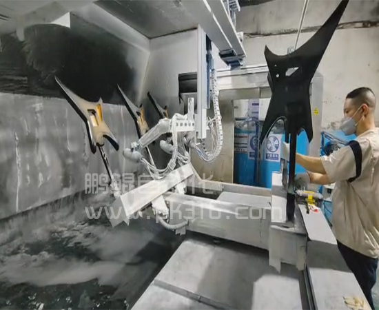 吉他6轴静电喷漆设备