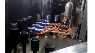 钢管转盘式自动喷漆机