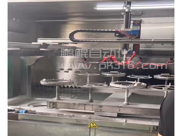 扫地机器人外壳六轴喷漆设备