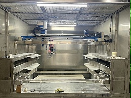 高压线路陶瓷支柱式瓷绝缘子喷漆机