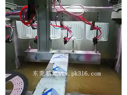 卷发器四枪六轴喷涂机械