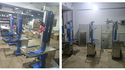 化妆瓶小型内壁自动喷漆设备