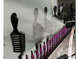 梳子自动喷漆解决方案