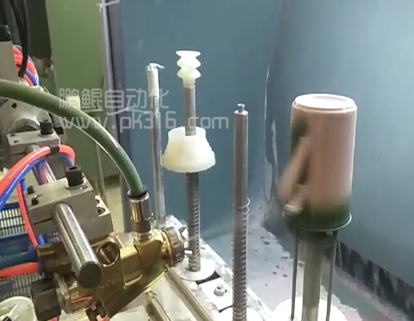 马克杯四轴转盘喷釉设备