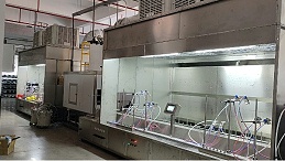 海绵球材质自动喷烤流水线