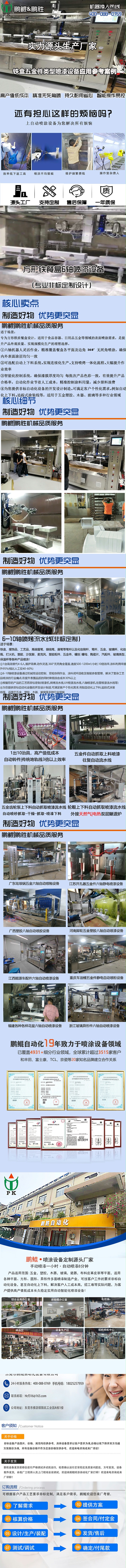 餐铁盒全自动六轴喷涂机