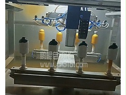 酒瓶渐变色六轴喷漆设备