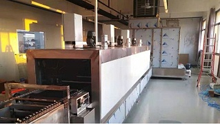 方条LED灯带胶管手感油全自动喷涂流水线