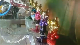 陶瓷存钱罐自动喷漆设备