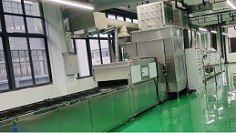 五金玻璃制品胶管单层电加热烘烤隧道炉