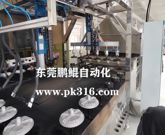 电动车轮毂自动抓取喷烤流水线