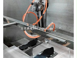鞋跟鞋底自动喷漆设备解决方案!
