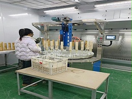 沙发脚转盘喷漆设备