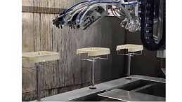 塑胶配件防爆型八轴喷漆设备