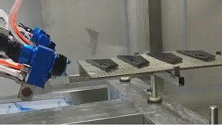 新能源汽车喇叭网自动喷漆设备