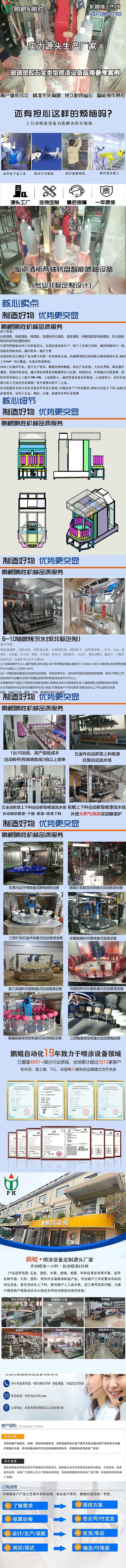 酒瓶24工位圆盘喷漆釉设备