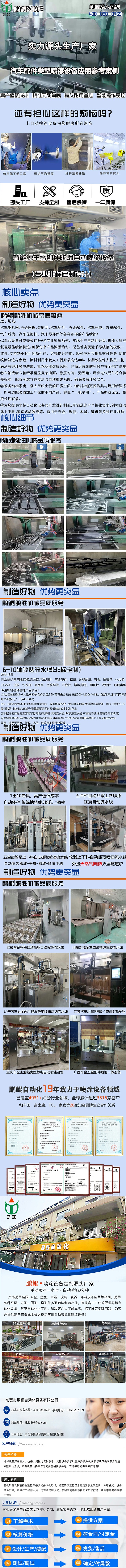 新能源车配件防爆自动喷漆设备