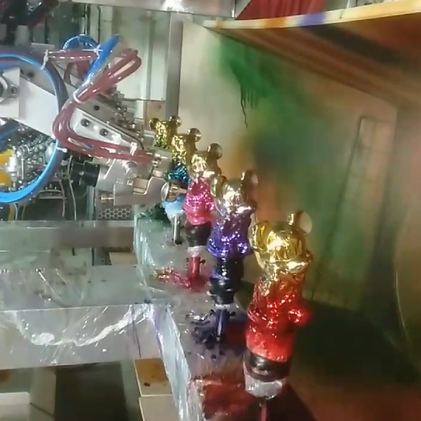 存钱罐多轴喷漆设备