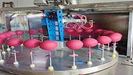 躲避球转盘喷胶设备