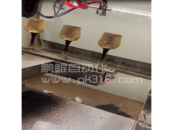 工艺品花盆六轴喷漆设备