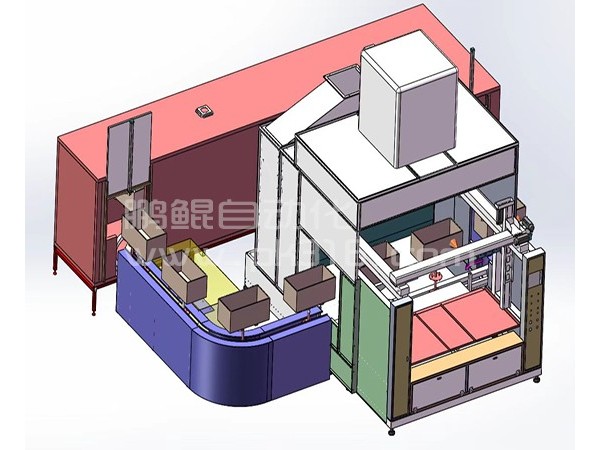 木箱六轴地轨喷烤流水线