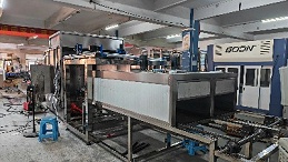 铜棒自动抓取配喷烤炉流水线