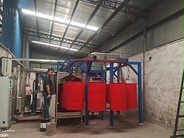 油桶静电喷粉流水线