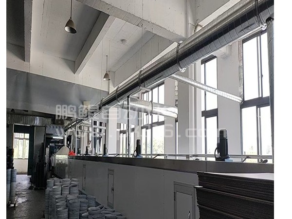 塑胶花盆六轴喷烤流水线