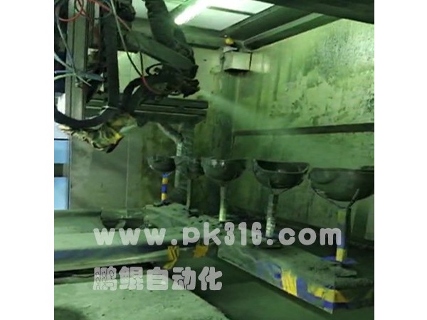 军盔聚脲自动喷涂设备