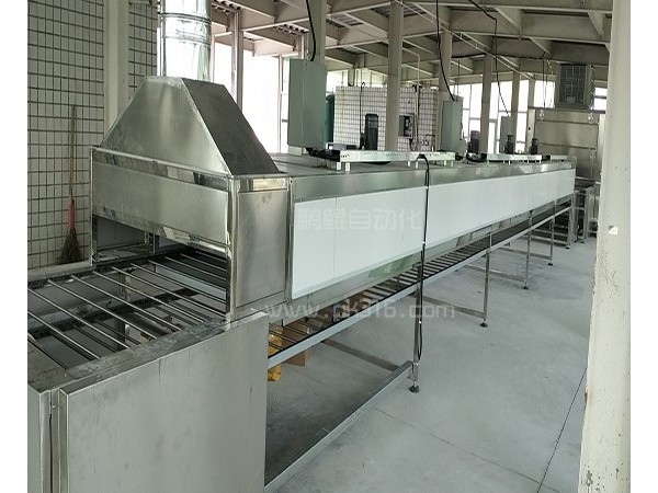 木制品在线往复喷烤流水线