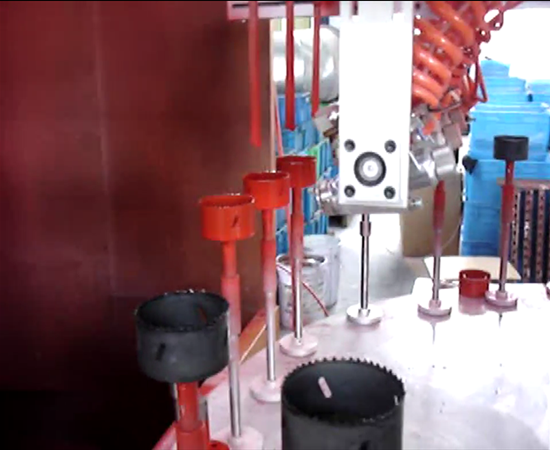 内壁自动喷漆设备.