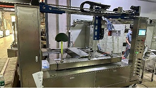 安全头盔八轴自动喷漆设备