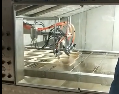 木桶转盘喷漆设备